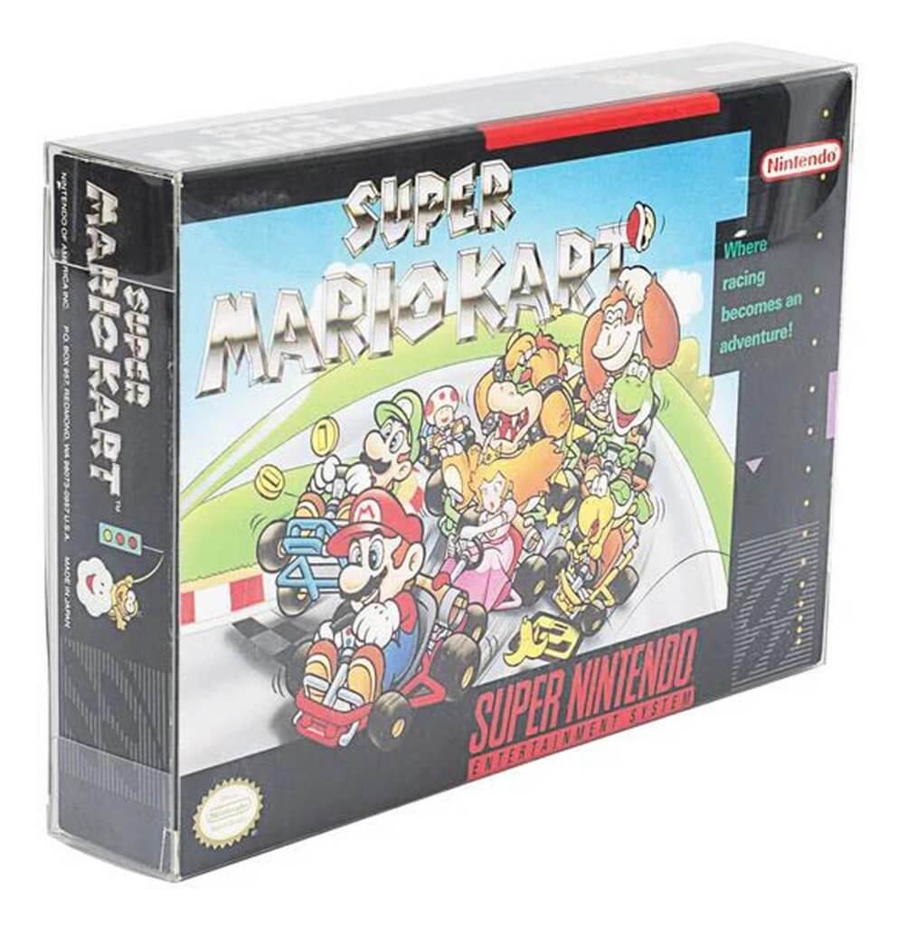 EVORETRO Super Nintendo/Nintendo 64 SNES/N64 Box PET Protectors 25-pack