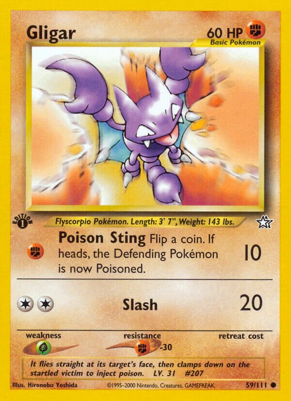 Gligar - Neo Genesis: First Edition - 59/111