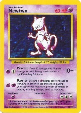 Mewtwo - Base Set: Unlimited - 10/102