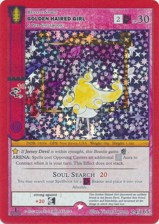 Golden Haired Girl - Wilderness: First Edition - 24/165