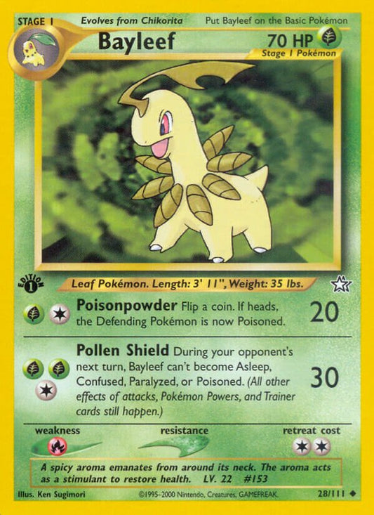Bayleef - Neo Genesis: First Edition - 28/111