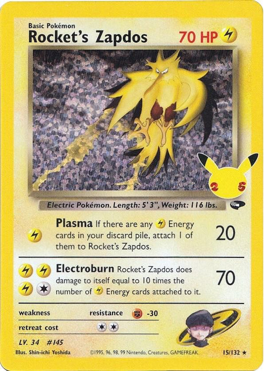Rocket's Zapdos - Celebrations: Classic Collection