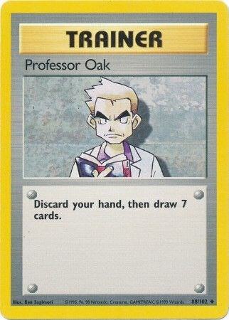 Professor Oak - Base Set: Unlimited - 88/102