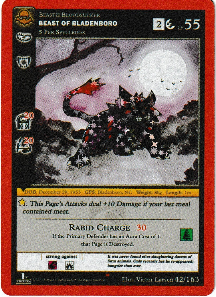 Beast of Bladenboro - Nightfall: First Edition - 42/163