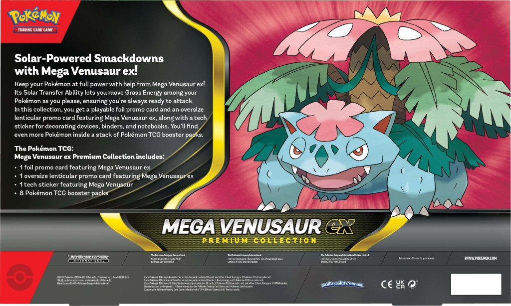 Pokémon TCG: Mega Venusaur ex Premium Collection (PRE ORDER)!!