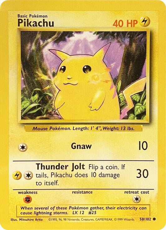 Pikachu - Base Set: Unlimited - 58/102