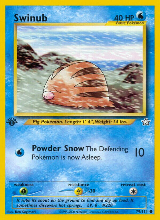 Swinub - Neo Genesis: First Edition - 79/111