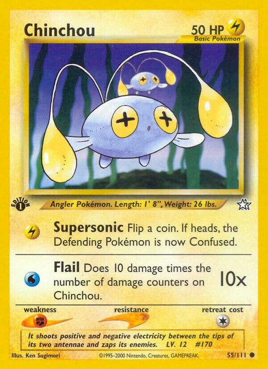 Chinchou - Neo Genesis: First Edition - 55/111