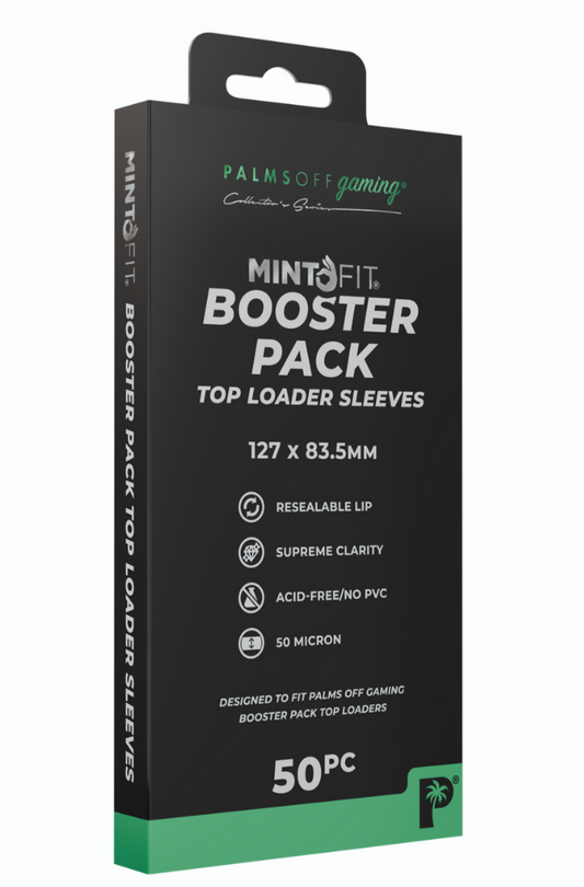 MintFit Booster Pack Top Loader Sleeves - 50pc