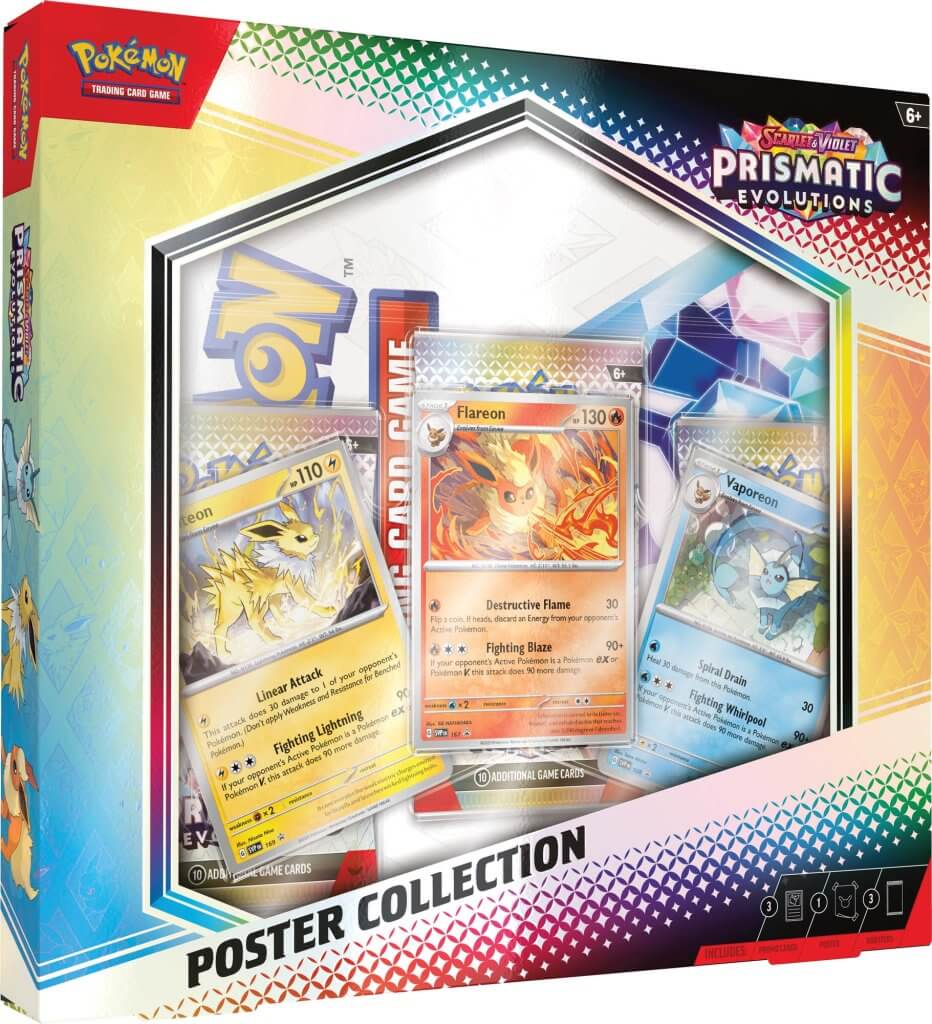 POKÉMON TCG: Prismatic Evolutions Poster Collection