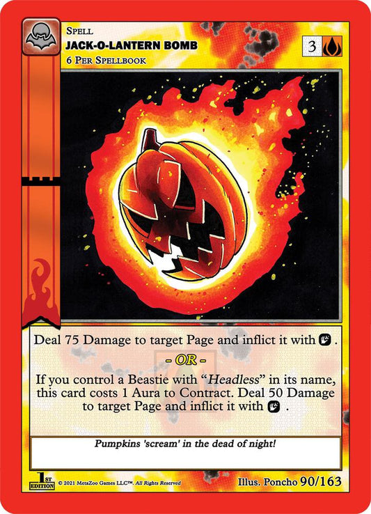 Jack-O-Lantern Bomb - Nightfall: First Edition - 90/163