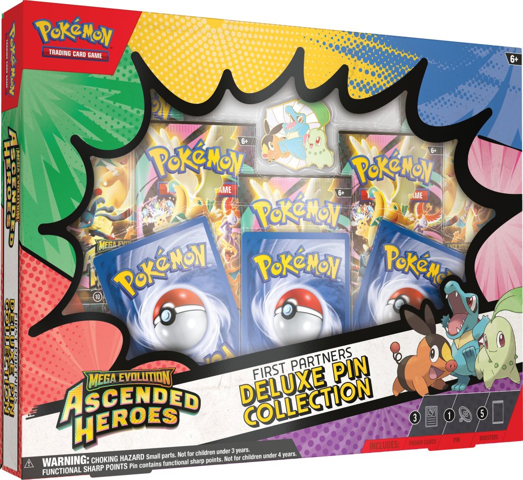 Pokémon TCG: Ascended Heroes First Partners Deluxe Pin Collection (PRE ORDER)!!