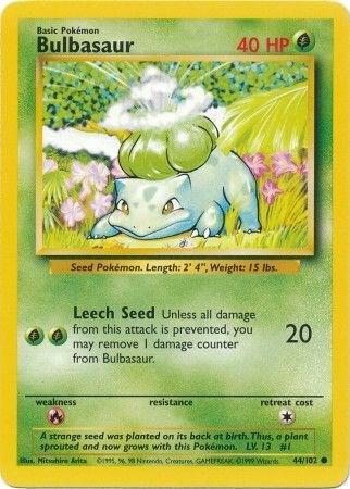 Bulbasaur - Base Set: Unlimited - 44/102