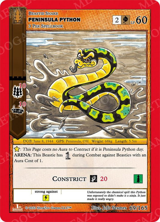Peninsula Python - Wilderness: First Edition - 69/165