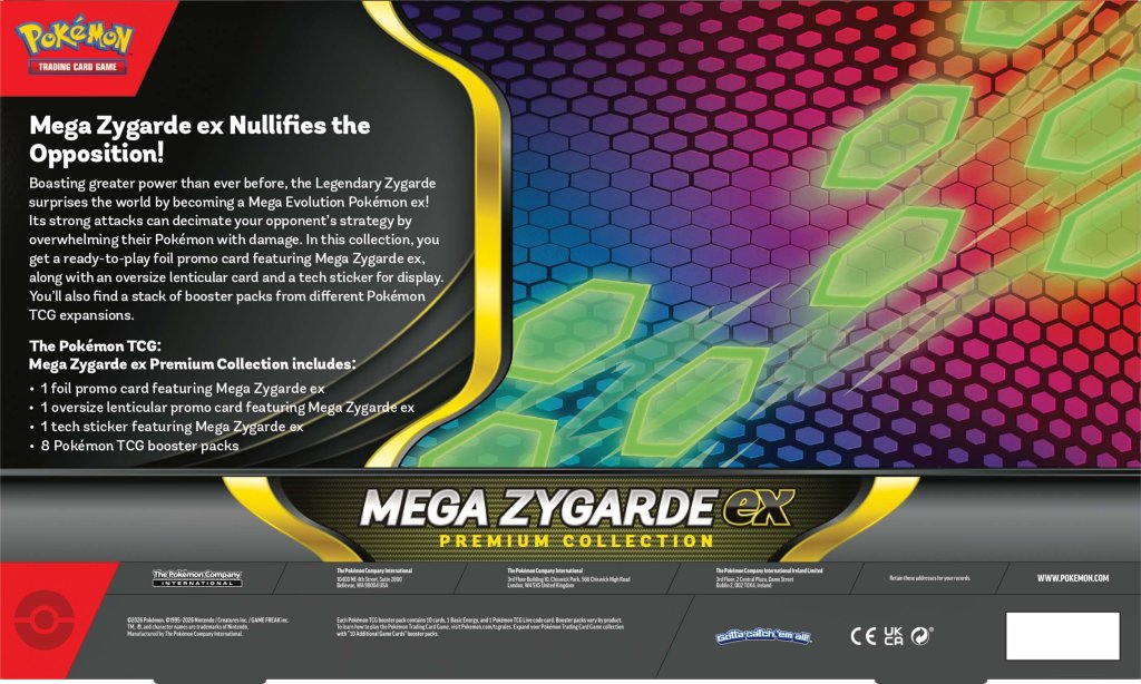 Pokémon TCG: Mega Zygarde ex Premium Collection (PRE ORDER)!!