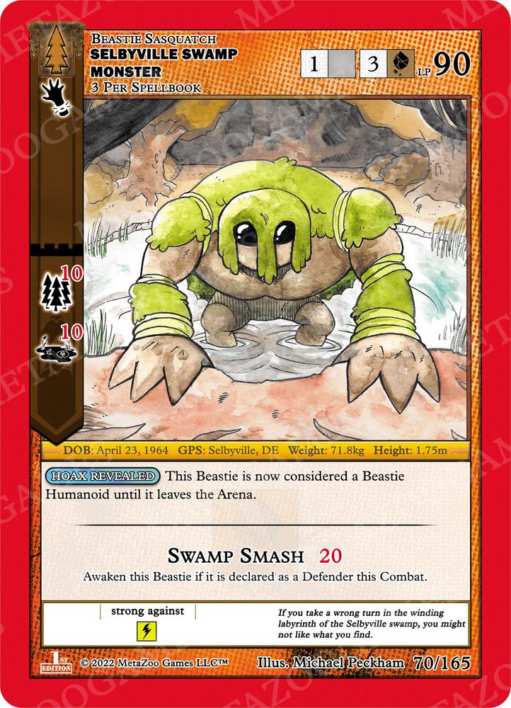 Selbyville Swamp Monster - Wilderness: First Edition - 70/165