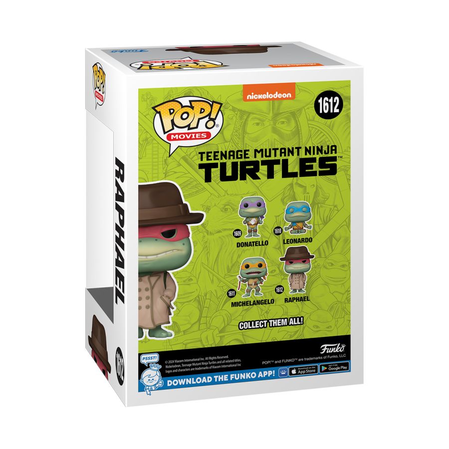 Movies: Teenage Mutant Ninja Turtles (1990) - Raphael Pop! Vinyl