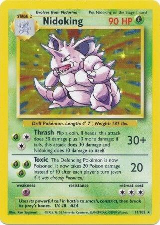 Nidoking - Base Set: Unlimited - 11/102