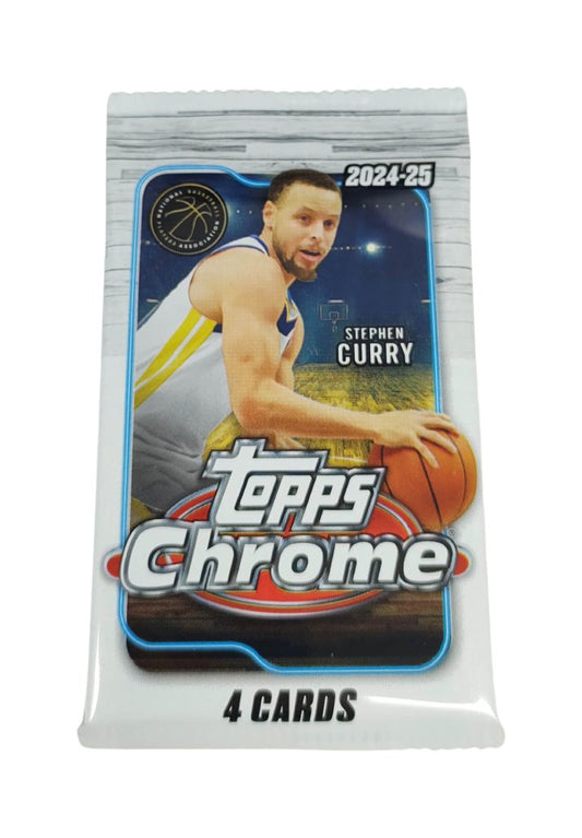 2024/25 Topps Chrome NBA Basketball Booster Pack