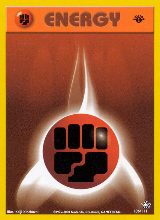 Fighting Energy - Neo Genesis: First Edition - 106/111