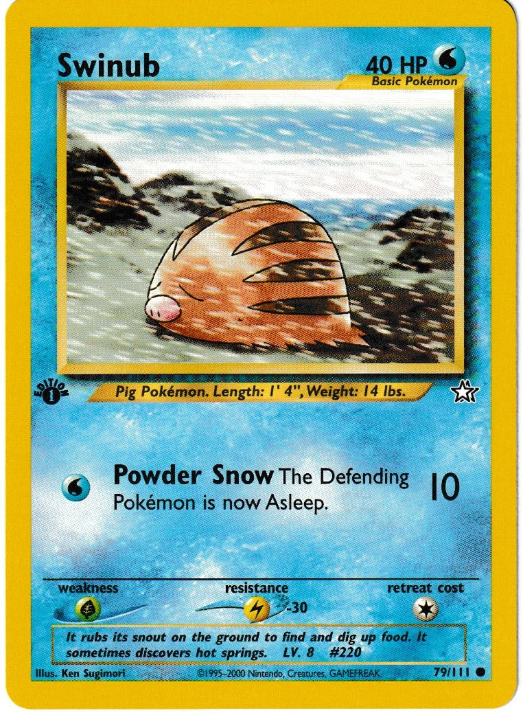 Swinub - Neo Genesis: First Edition - 79/111