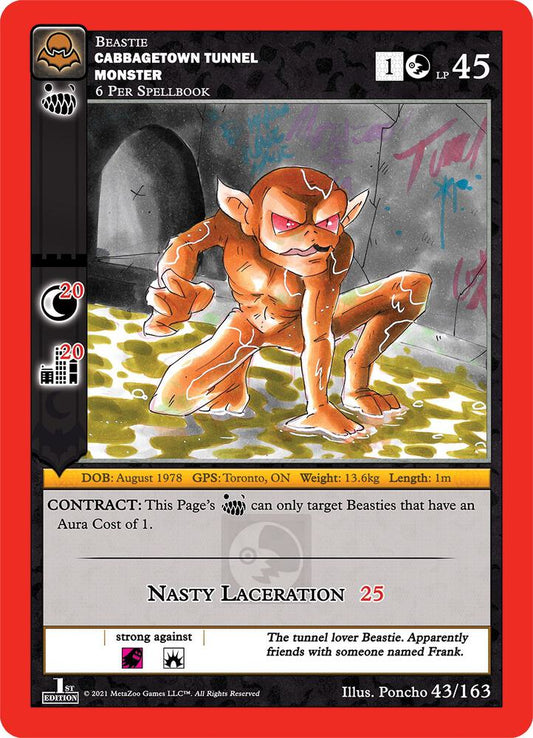 Cabbagetown Tunnel Monster - Nightfall: First Edition - 43/163