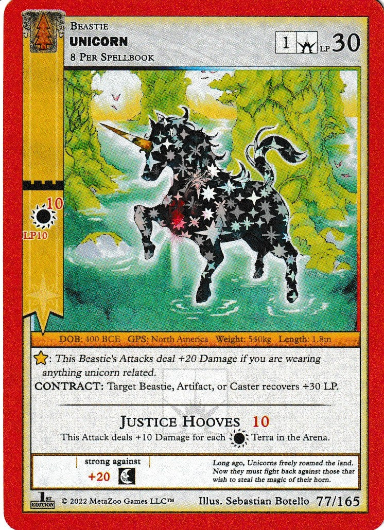 Unicorn - Wilderness: First Edition - 77/165
