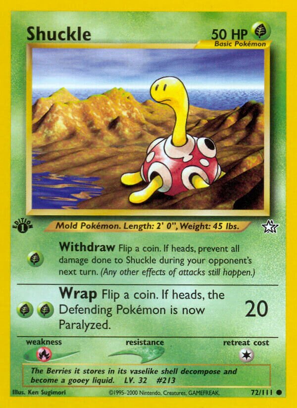 Shuckle - Neo Genesis: First Edition - 72/111