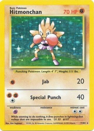 Hitmonchan - Base Set: Unlimited - 7/102