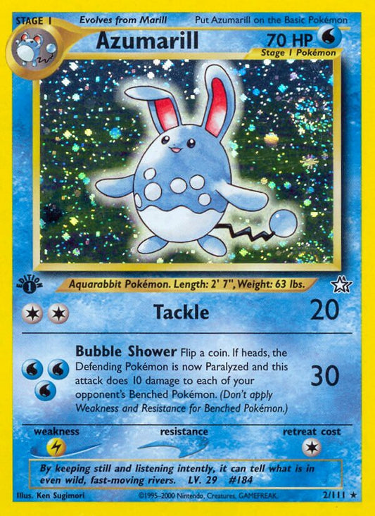 Azumarill - Neo Genesis: First Edition - 2/111