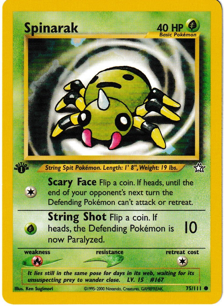 Spinarak - Neo Genesis: First Edition - 75/111