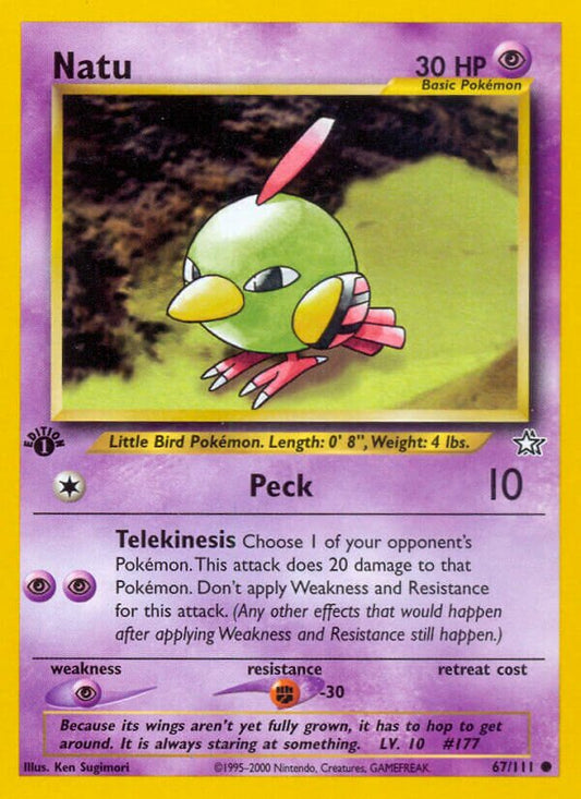 Natu - Neo Genesis: First Edition - 67/111