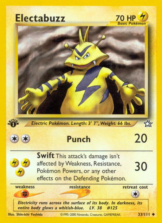 Electabuzz - Neo Genesis: First Edition - 33/111