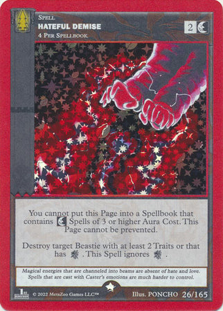 Hateful Demise - Wilderness: First Edition - 26/165