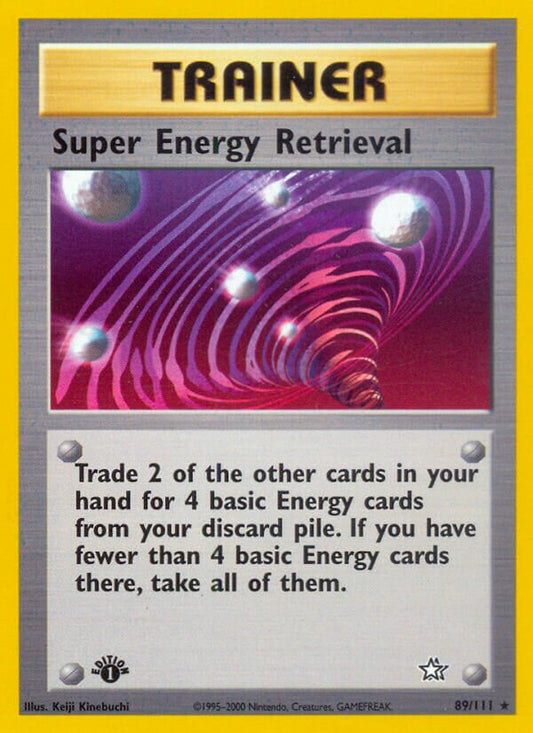 Super Energy Retrieval - Neo Genesis: First Edition - 89/111