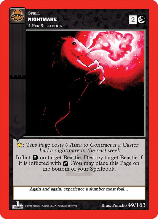 Nightmare - Nightfall: First Edition - 49/163