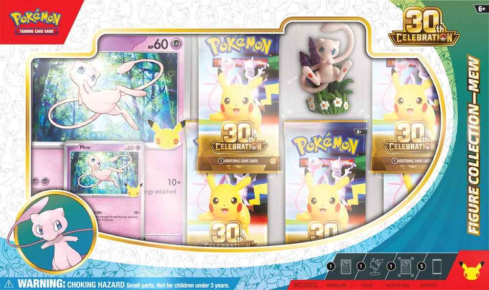 Pokémon TCG: 30th Celebration Figure Collection - Mew / Mewtwo (PRE ORDER)!!