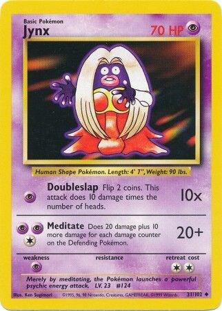 Jynx - Base Set: Unlimited - 31/102