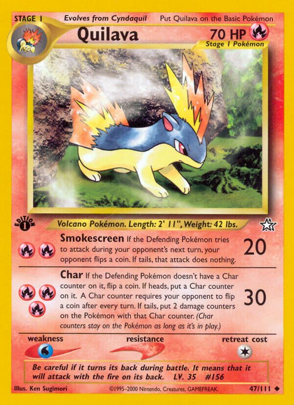 Quilava - Neo Genesis: First Edition - 47/111