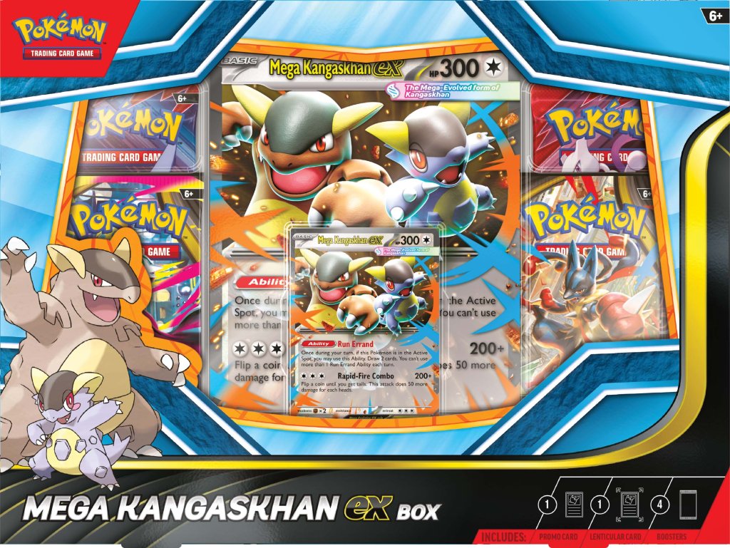 Pokémon TCG: Mega Kangaskhan ex Box (PRE ORDER)!!