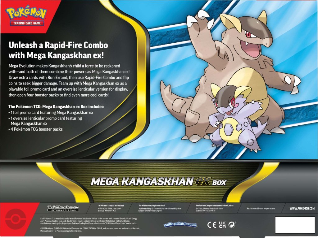 Pokémon TCG: Mega Kangaskhan ex Box (PRE ORDER)!!