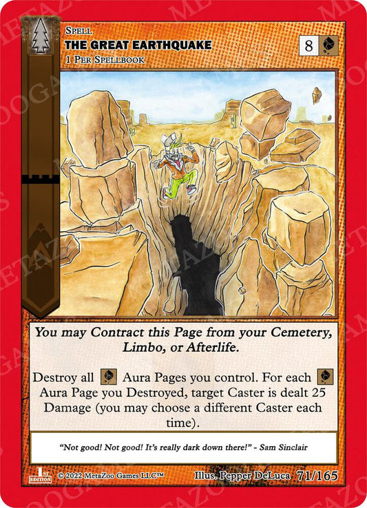 The Great Earthquake - Wilderness: First Edition - 71/165