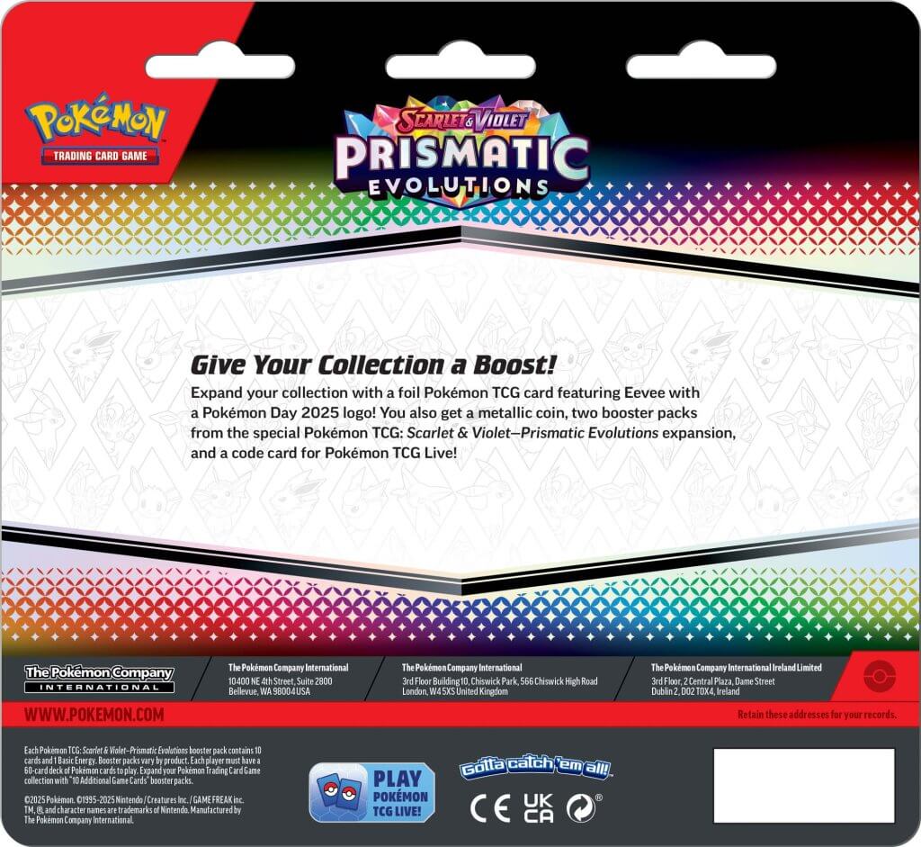 POKÉMON TCG: Prismatic Evolutions 2-PK Blister