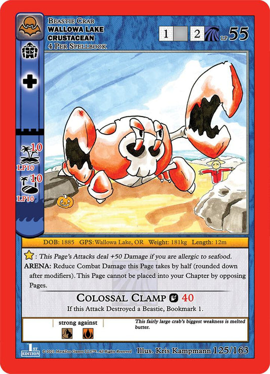 Wallowa Lake Crustacean - Nightfall: First Edition - 125/163