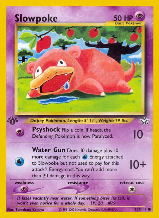 Slowpoke - Neo Genesis: First Edition - 73/111