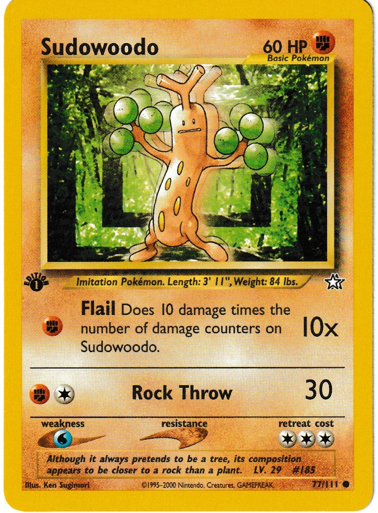 Sudowoodo - Neo Genesis: First Edition - 77/111