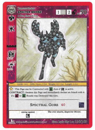 Specter Moose - Nightfall: First Edition - 116/163