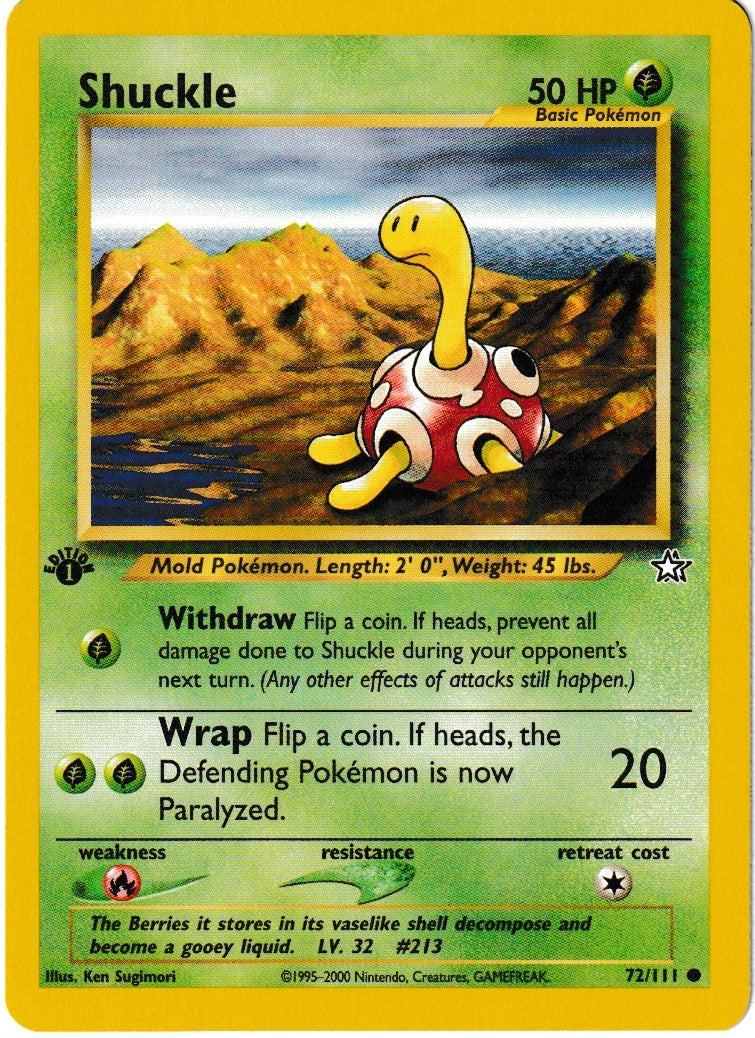 Shuckle - Neo Genesis: First Edition - 72/111