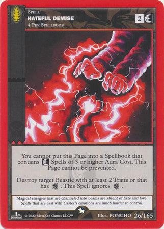 Hateful Demise - Wilderness: First Edition - 26/165