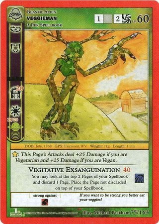 Veggieman - Nightfall: First Edition - 75/163